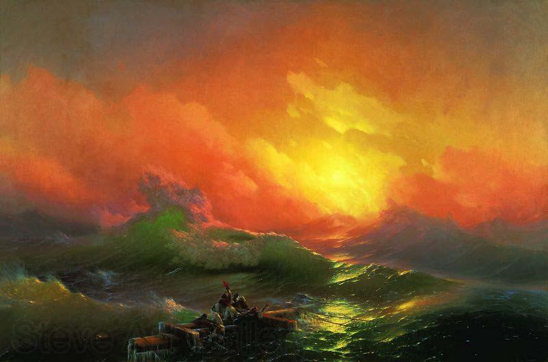 Ivan Aivazovsky The Ninth Wave Germany oil painting art